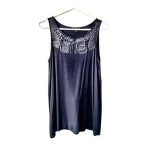 Willi Smith Tunic Top. Black. Small​​​​​